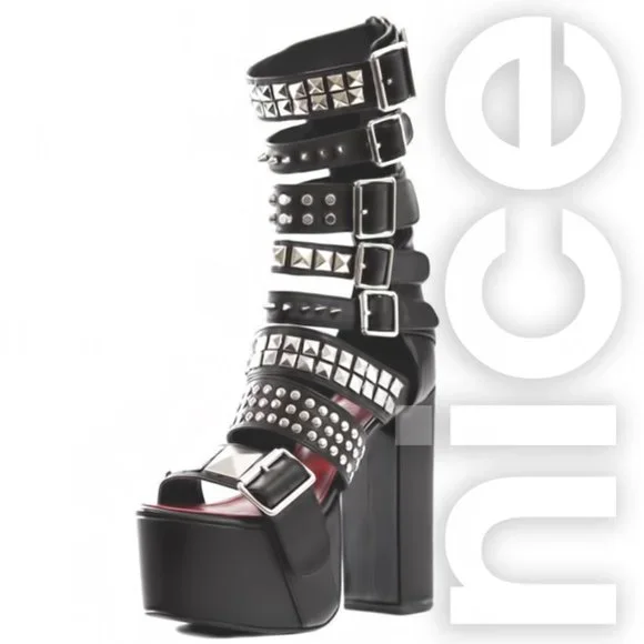 CHARLA TEDRICK SID PLATFORM BOOT BLACK - Picture 6 of 8